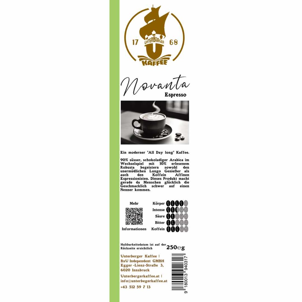 UBK Novanta 250g