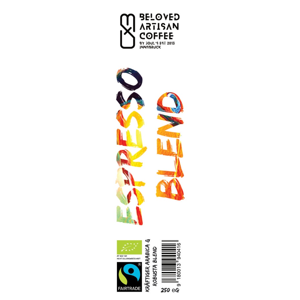 [304] BAC BIO - FAIR Espresso Blend 250g FLOID-48590 AT-BIO-301 (KM ganze Bohne)