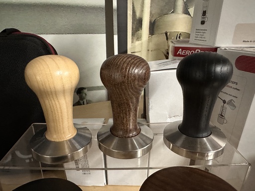 Tamper DM 58 Edelstahl div. Holzoptik